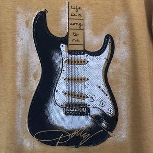 Dolly Parton Dollywood Embellished Hi-low T-Shirt